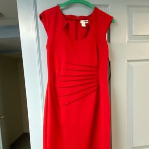 Calvin Klein Red Dress size 8